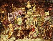 Monticelli, Adolphe-Joseph akrobaternas parad oil painting on canvas